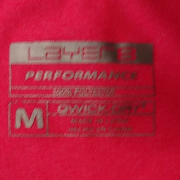 Layer 8 Quick Dry Pink Women's Tank Top Medium - Picture 4 of 6